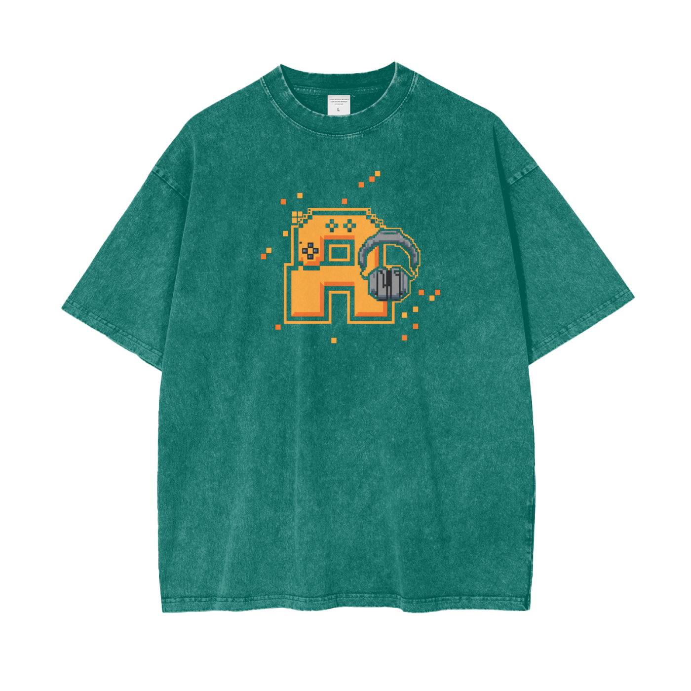 Aonaran Graphic Acid Wash Oversize T-Shirt