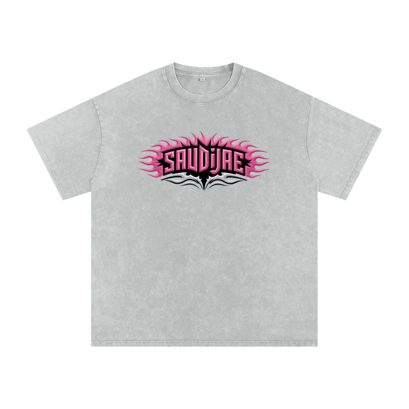 SaudiJae Acid Wash Oversize T-Shirt