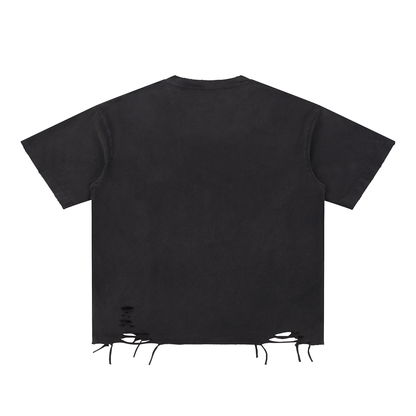 Dejen Season 3 Snow Washed Raw-Hem T-Shirt