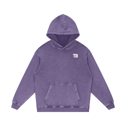 ThunderBuddies Acid Wash Oversize Hoodie