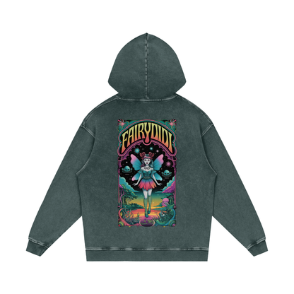 FairyDIDI Acid Wash Oversize Hoodie