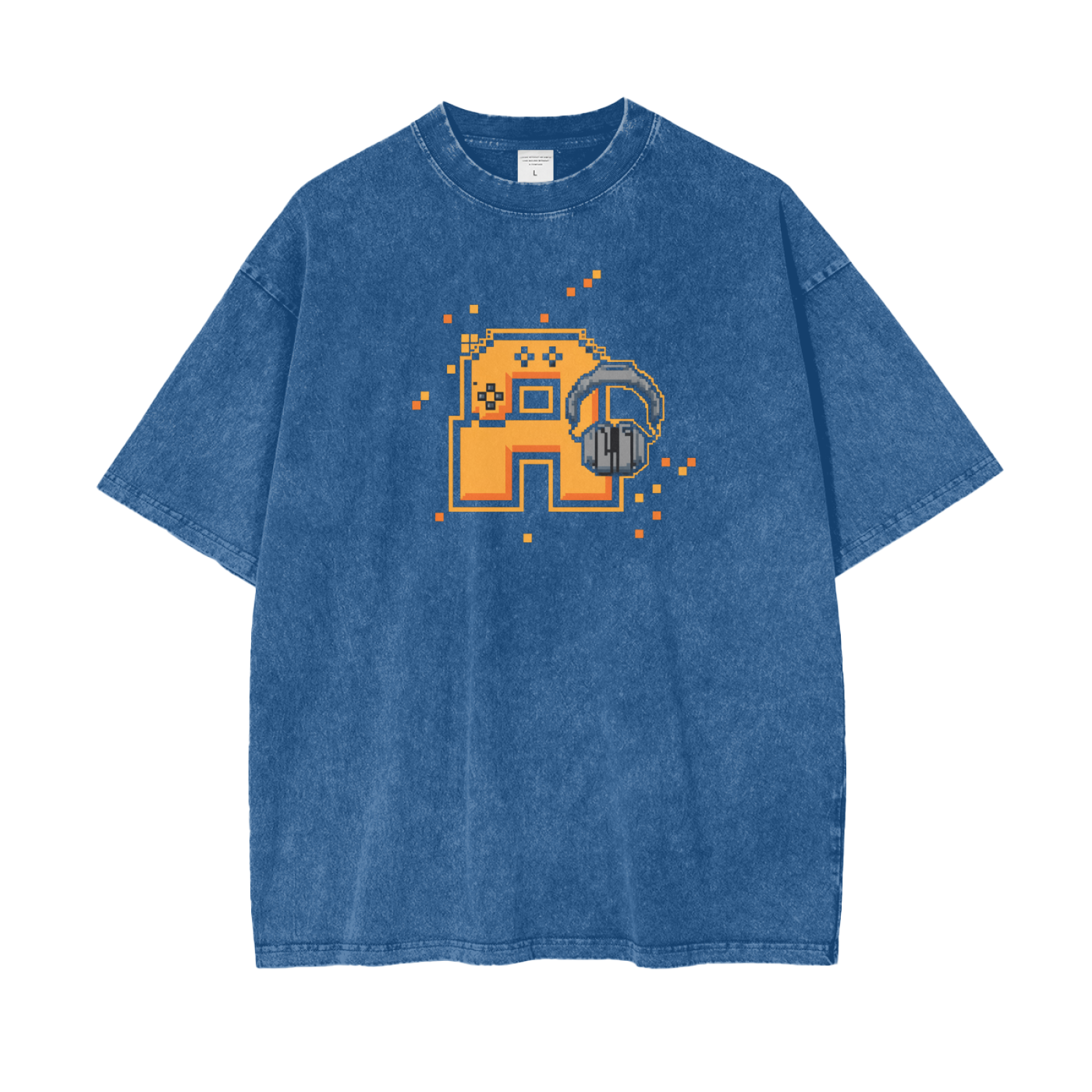 Aonaran Graphic Acid Wash Oversize T-Shirt