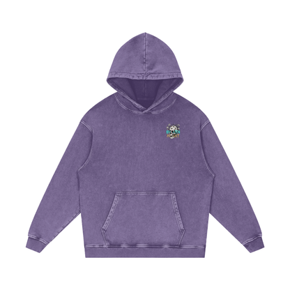 Aonaran 1 OFF Acid Wash Oversize Hoodie