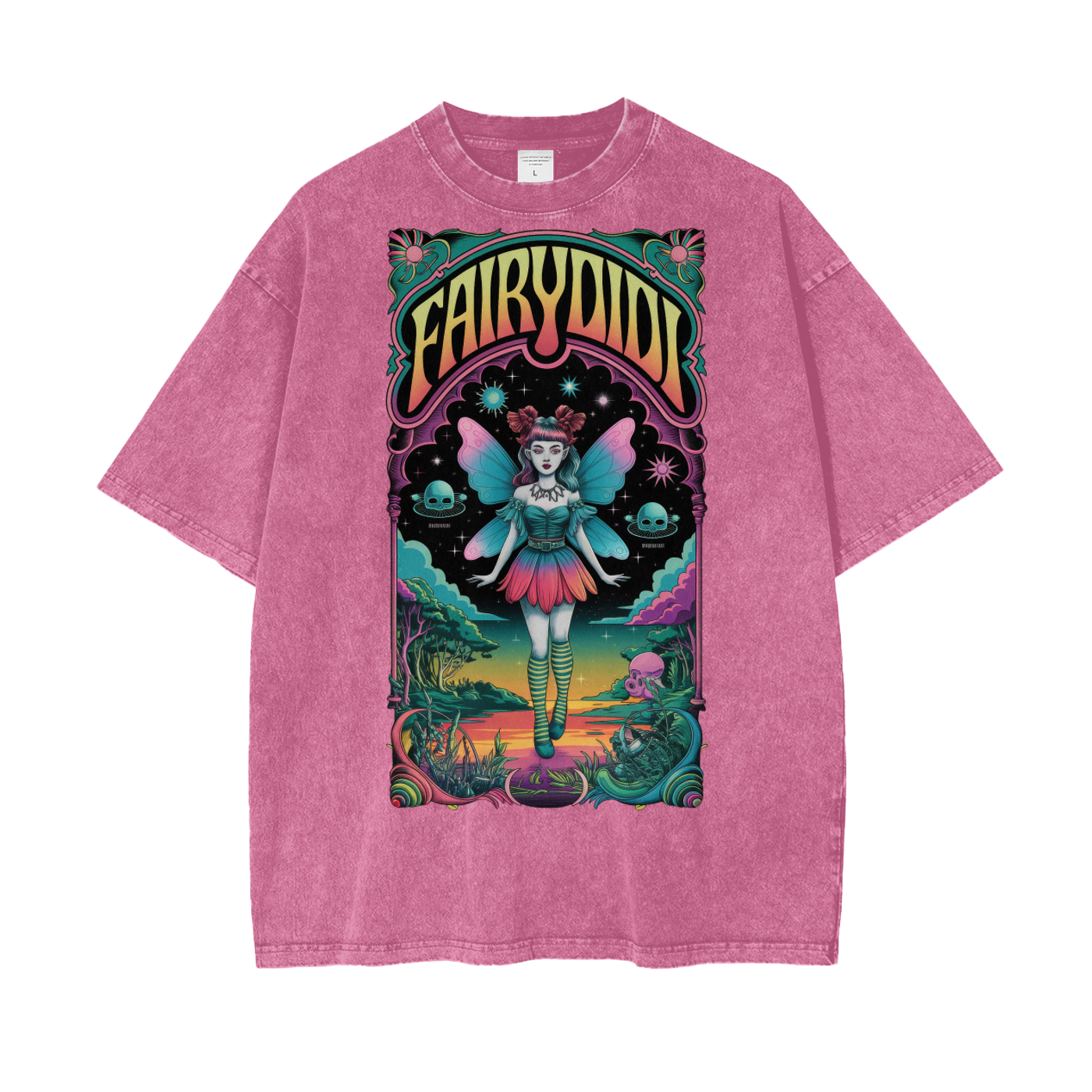 FairyDIDI Oversize Snow Washed T-Shirt