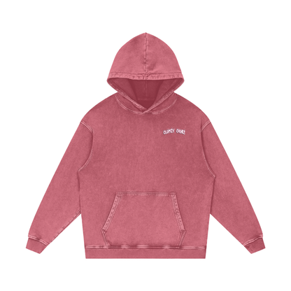 Clumzy Chubz Acid Wash Oversize Hoodie