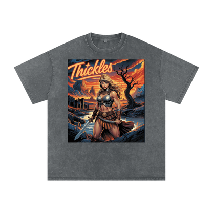 Thickles Acid Wash Oversize T-Shirt