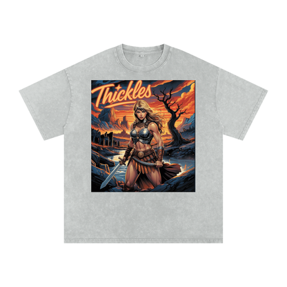 Thickles Acid Wash Oversize T-Shirt