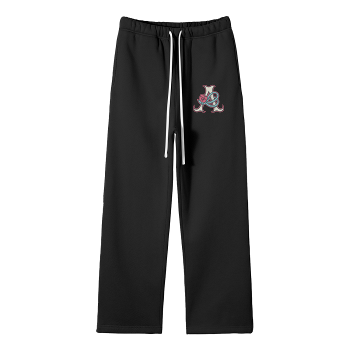 DeJen by DeJenQueen Unisex Solid Color Fleece Straight Leg Pants