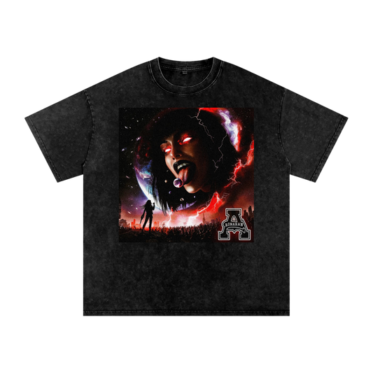 Aonaran 1 OFF Acid Wash Oversize T-Shirt
