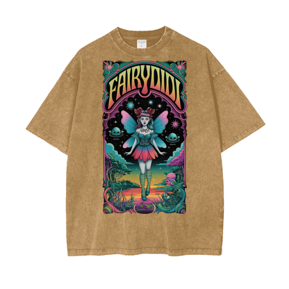 FairyDIDI Oversize Snow Washed T-Shirt