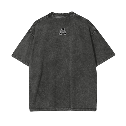 Aonaran Graphic Acid Wash Oversize T-Shirt