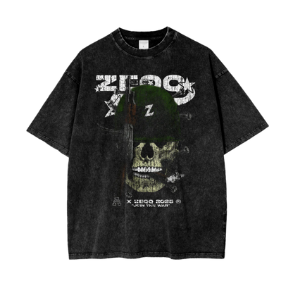 Join The War by Zeqq Oversize Snow Washed T-Shirt