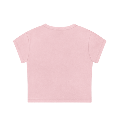 BadWolfRose Snow Washed Crop Top