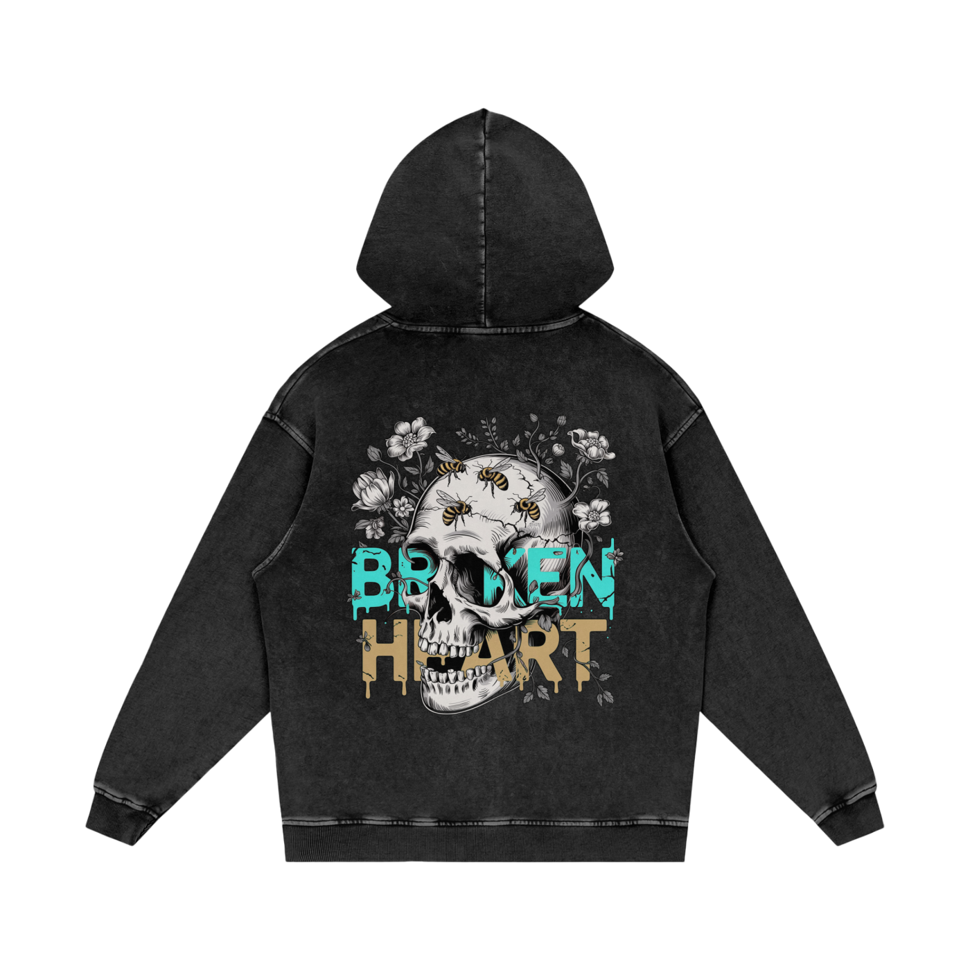 Aonaran 1 OFF Acid Wash Oversize Hoodie