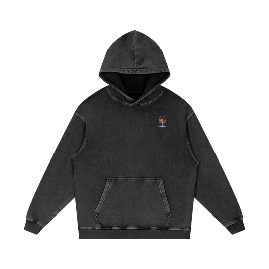 Khaleesi Acid Wash Oversize Hoodie