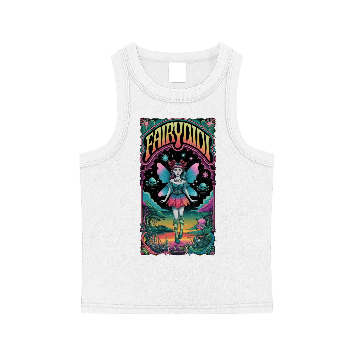 FairyDIDI Snow Washed Tank Top
