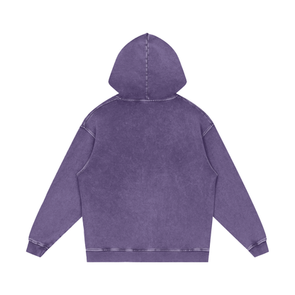 SaudiJae Acid Wash Oversize Hoodie