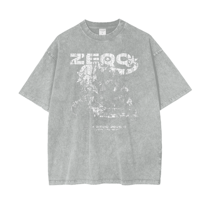 Join The War by Zeqq Oversize Snow Washed T-Shirt