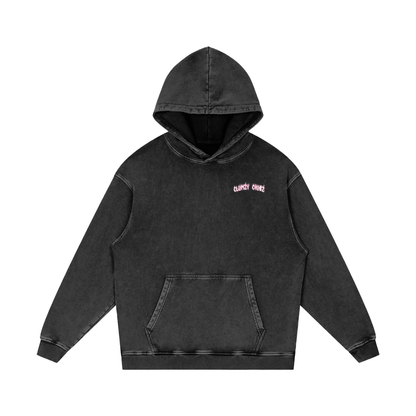 Clumzy Chubz Acid Wash Oversize Hoodie