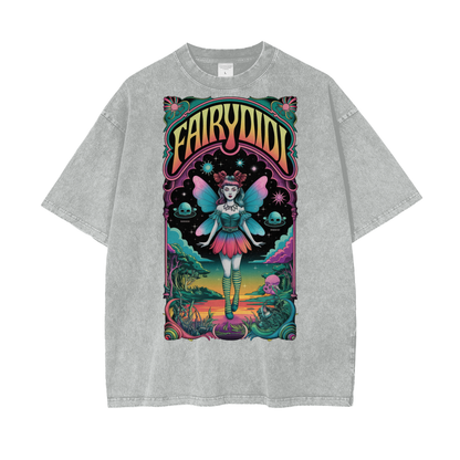 FairyDIDI Oversize Snow Washed T-Shirt
