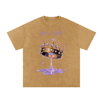 Khaleesi Acid Wash Oversize T-Shirt