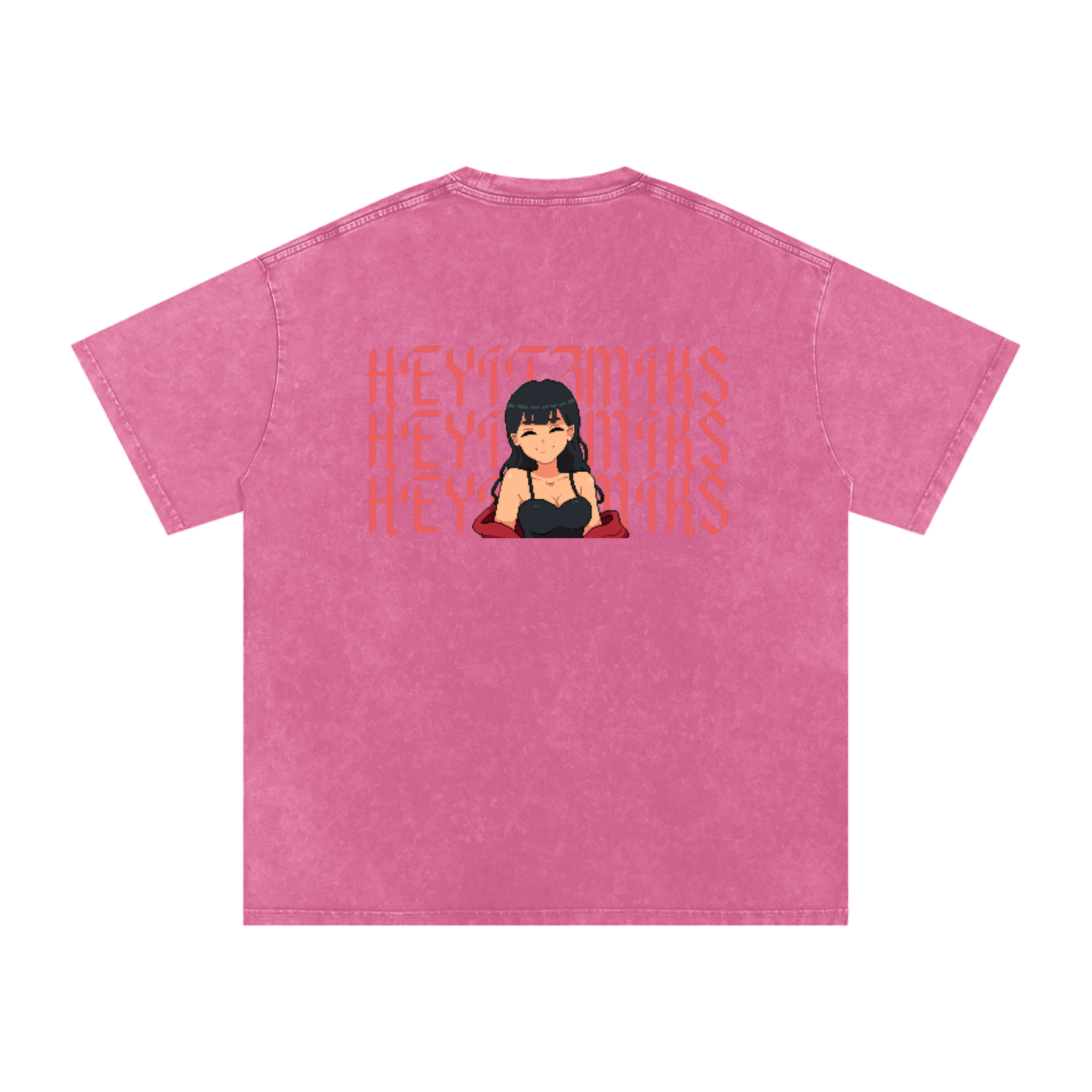 HeyItzMiks Acid Wash Oversize T-Shirt