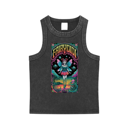 FairyDIDI Snow Washed Tank Top