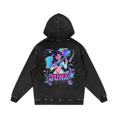 Juna Acid Wash Oversize Hoodie