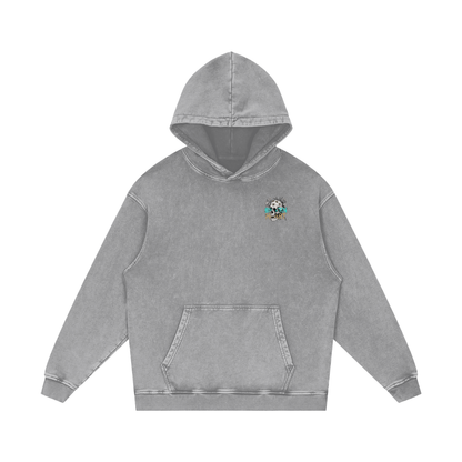 Aonaran 1 OFF Acid Wash Oversize Hoodie