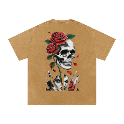 GhostGirlXoxx Acid Wash Oversize T-Shirt